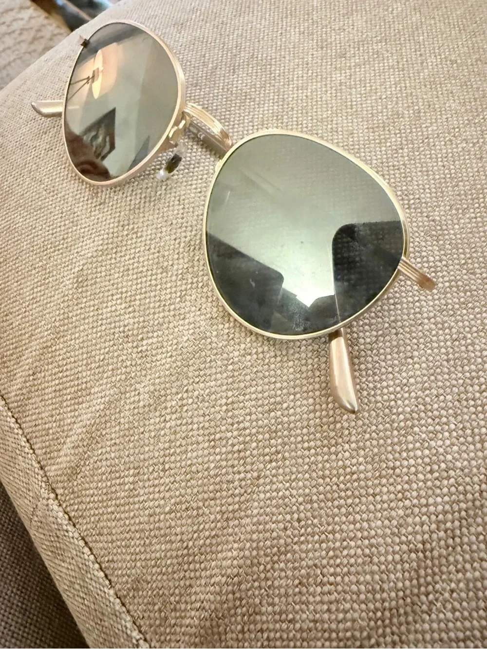 Iconic Oliver Peoples x The Row Brownstone 2 Gold Frame Sunglasses